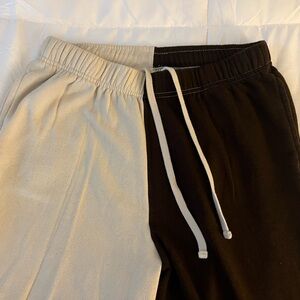 Garage split color joggers